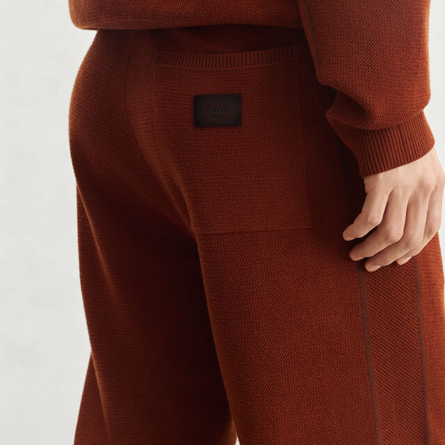 Shadow Wool Jogpants, RUST, hi-res 4