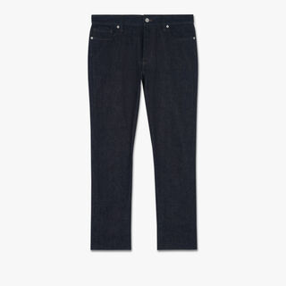 Indigo Denim Trousers, DARK INDIGO DENIM, hi-res