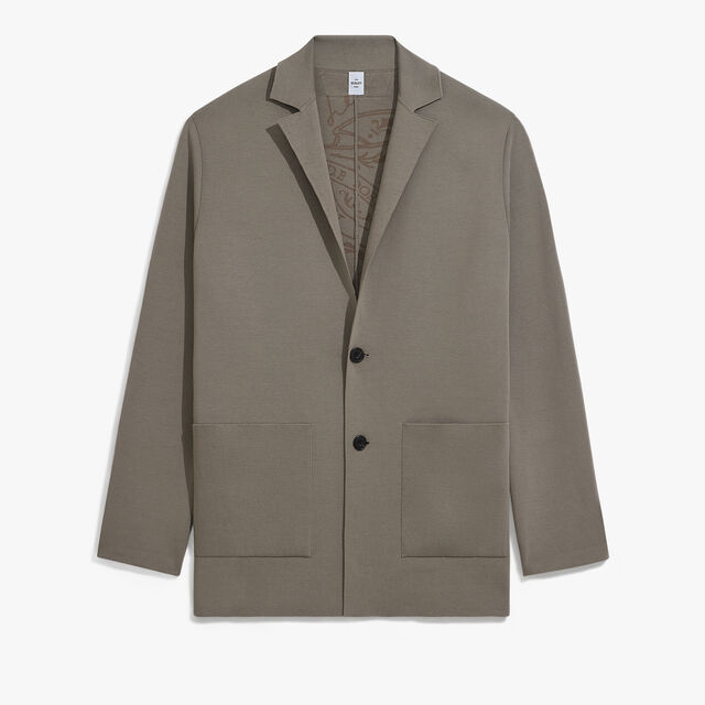 Veste en Maille Double Face