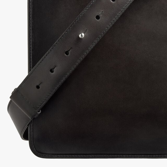 Deux Jours Leather Briefcase, NERO GRIGIO, hi-res 9