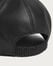 Casquette en Cuir Fly Ultral&eacute;ger avec D&eacute;tail en Cuir, Noir, Image 2