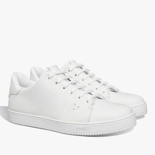 Playtime Scritto Leather Sneaker, FULL WHITE, hi-res 2