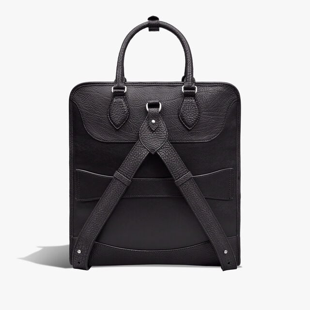Premier Jour Leather Backpack, CARBON BLACK, hi-res 3