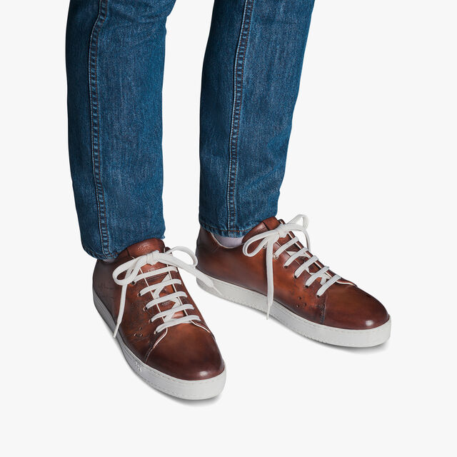 Playtime Scritto Leather Sneaker, CACAO INTENSO, hi-res 7