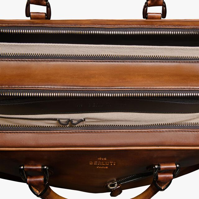 F088 Leather Briefcase, CACAO INTENSO, hi-res 7
