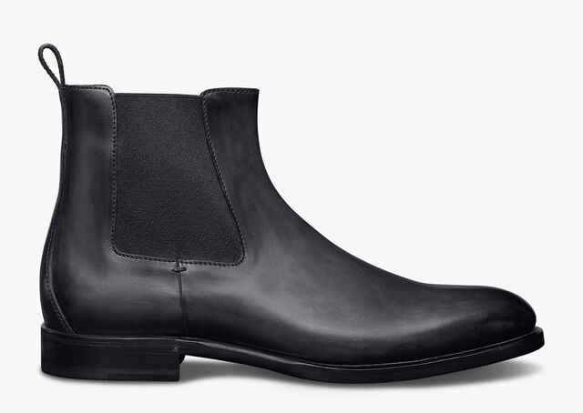 Classic Equilibre Leather Boot, NERO GRIGIO, hi-res