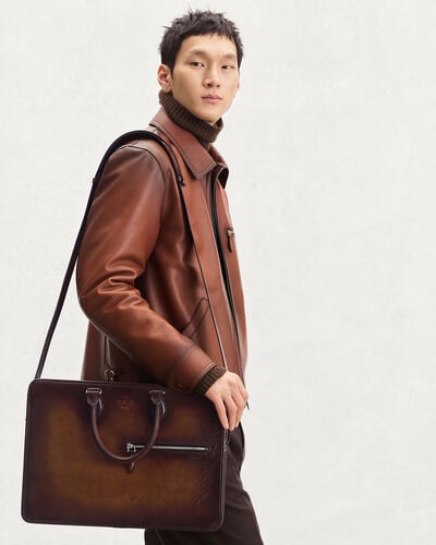 1 Jour Briefcase, Cacao Intenso, hi-res
