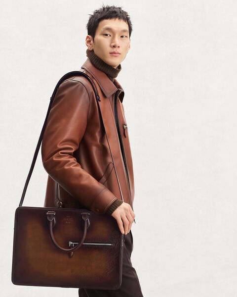 1 Jour Briefcase, Cacao Intenso, hi-res