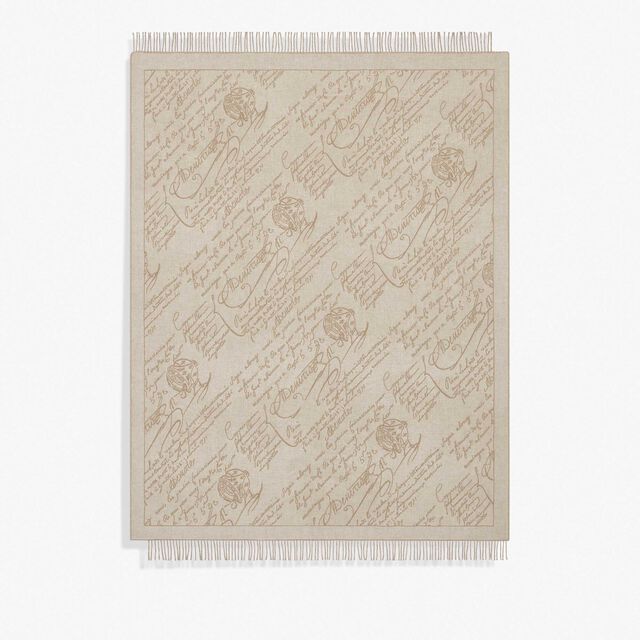 Scritto Cashmere Plaid, ECRU / WARM BEIGE, hi-res 1