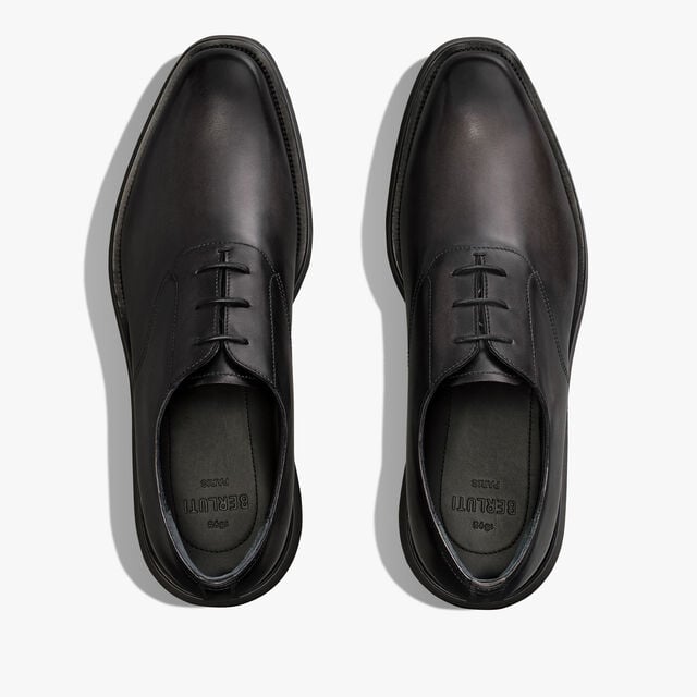 Alessio Leather Oxford, NERO GRIGIO, hi-res 3
