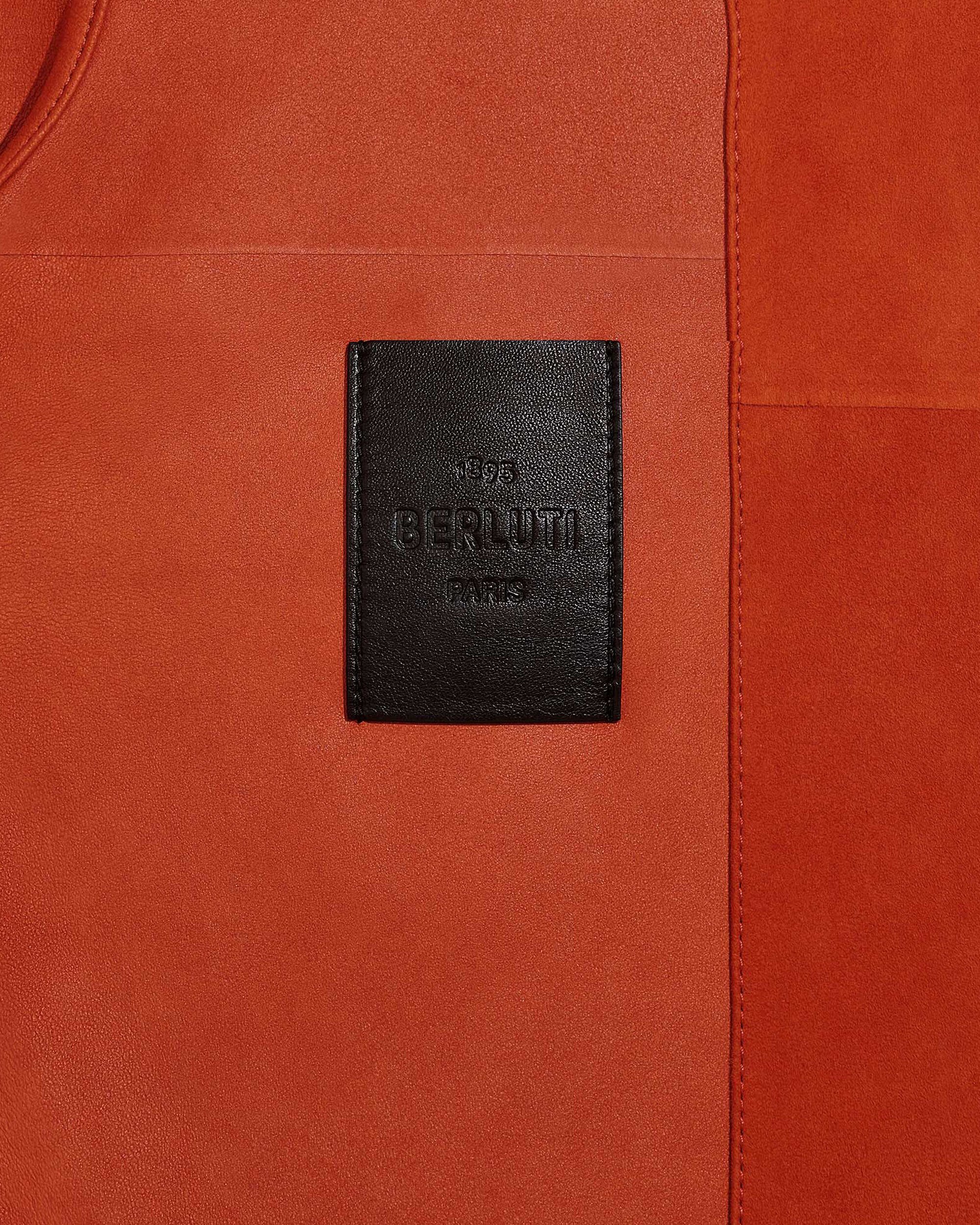 Leather Un Jour Blouson, Burnt Orange, hi-res