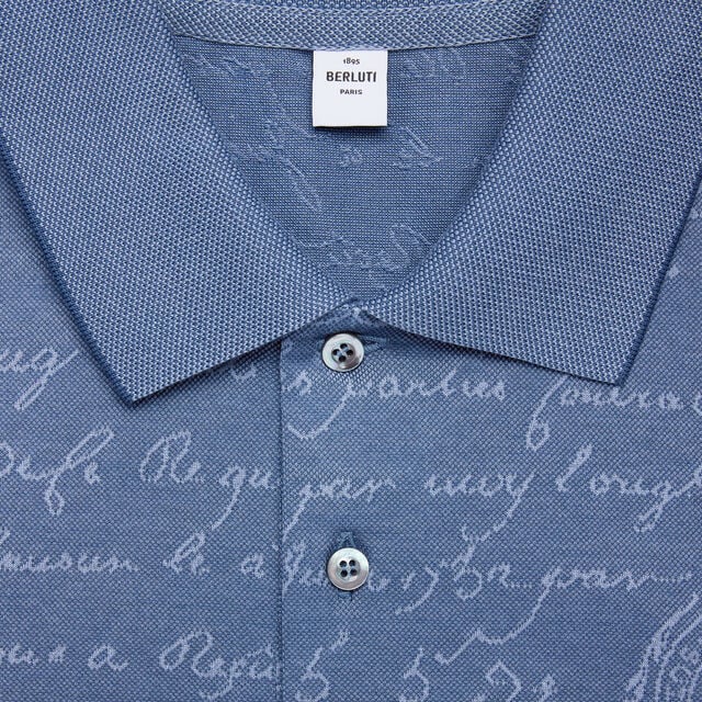 Scritto Piqué Polo, NILE BLUE, hi-res 4