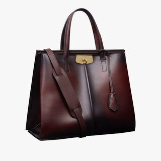 Cabas Luti 38 En Cuir, SAINT EMILION TRI, hi-res