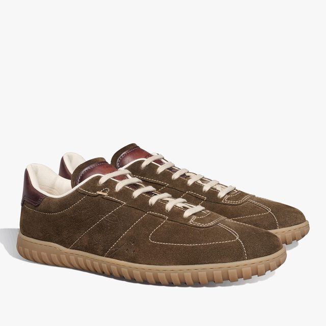 Trainer Suede Sneaker, KAKI, hi-res 4