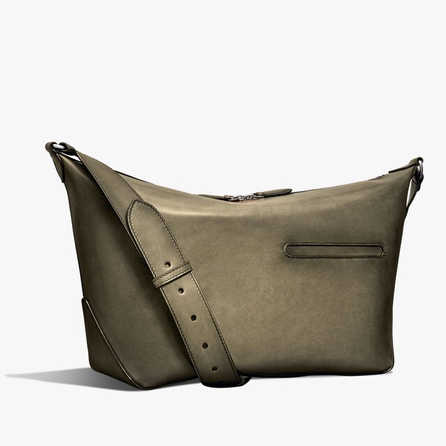 Toujours Soft Zipped Hobo Leather Messenger, SANDSTORM, hi-res 2