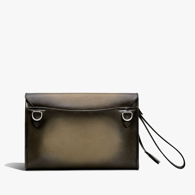 E'Mio Scritto Leather Messenger, NERO LEGNO, hi-res 3