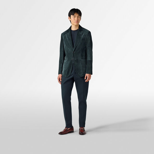 Suede Blazer, ANTHRACITE BLUE, hi-res 4