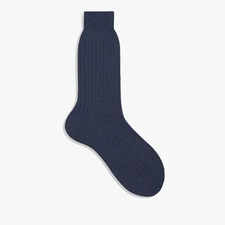 Classic Plain Socks , DENIM SPIRIT, hi-res