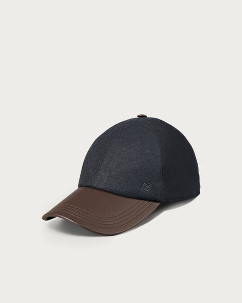 Berluti Thabor Embroidery Baseball Cap, Cold Night Blue, hi-res