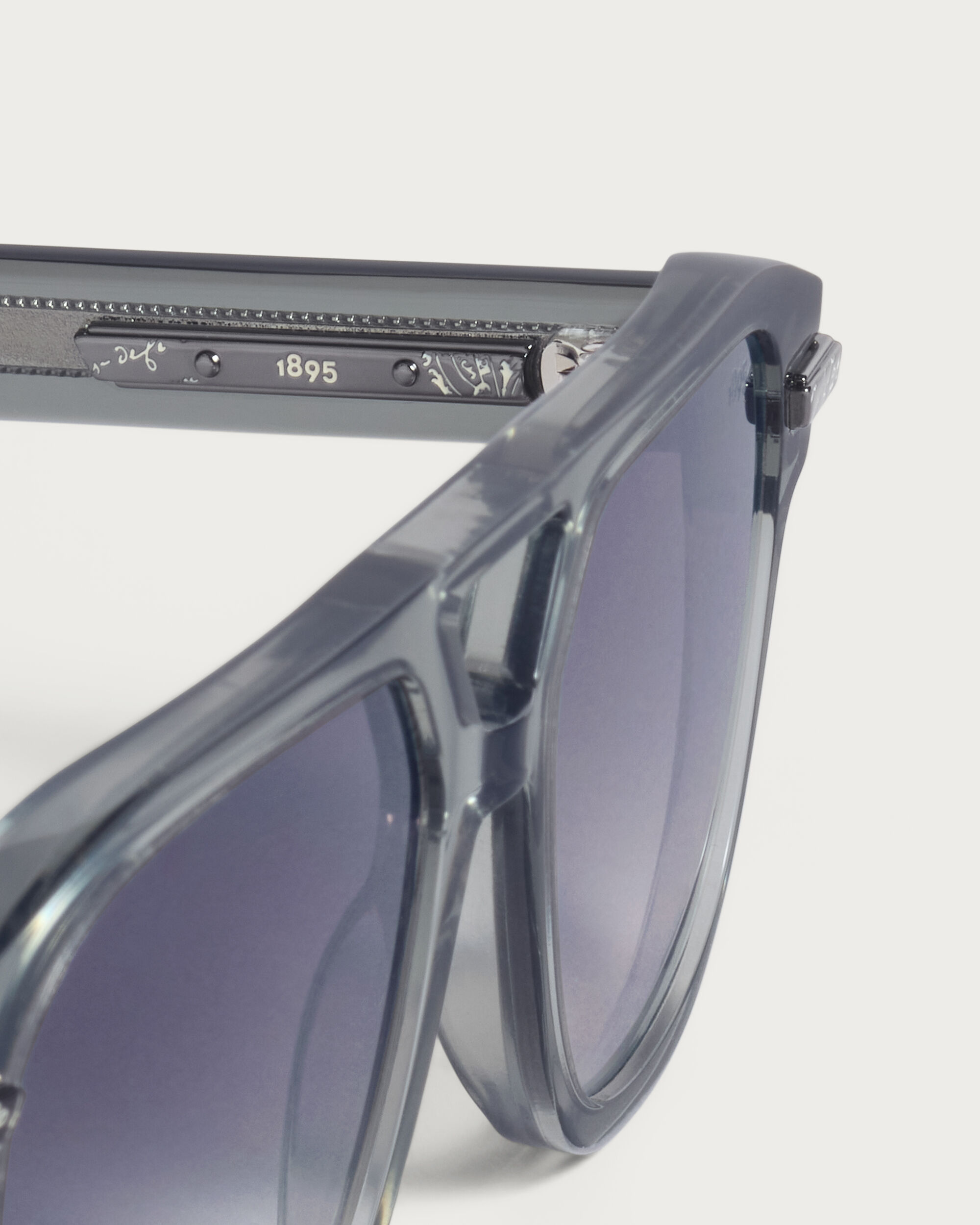 Flare Sunglasses, Grey & Gradient Smoke, Image 2