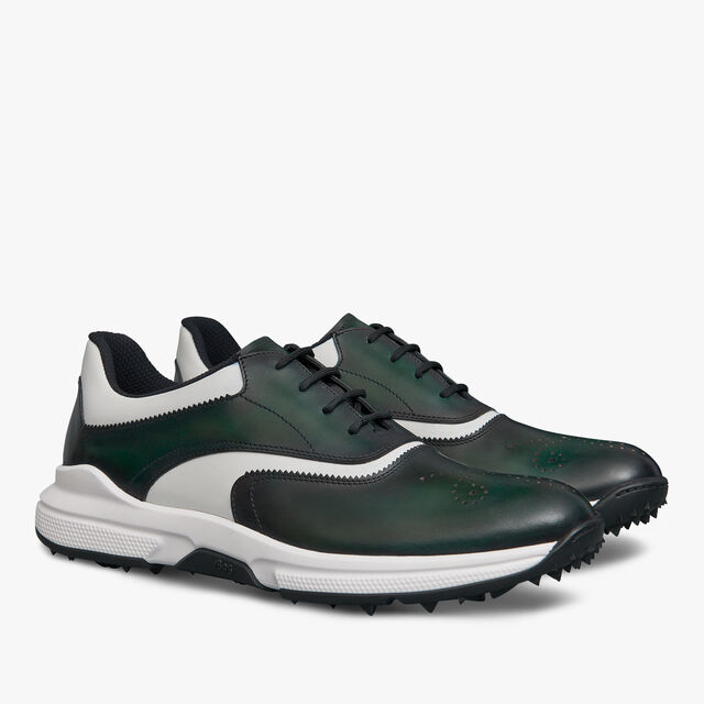 Swing Leather Golf Shoe, NERO VERDE, hi-res 2