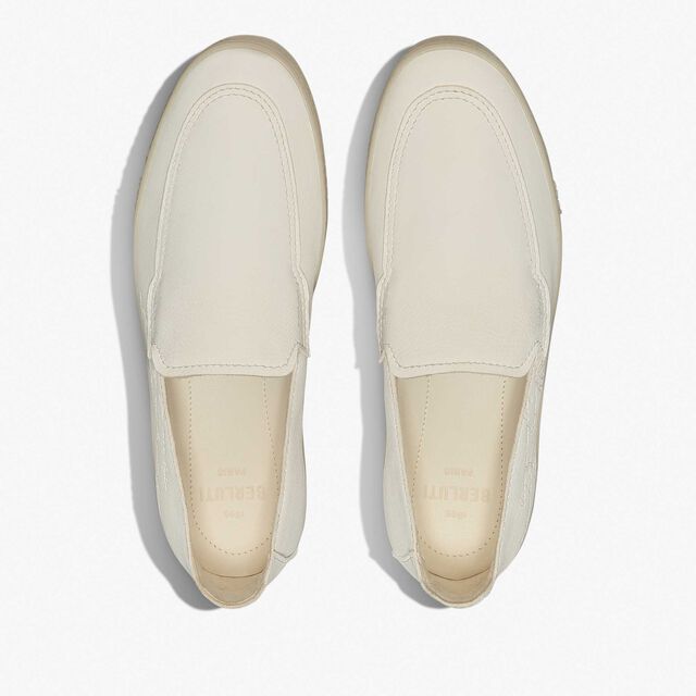 Eden Scritto Leather Loafer, OFF WHITE, hi-res 3