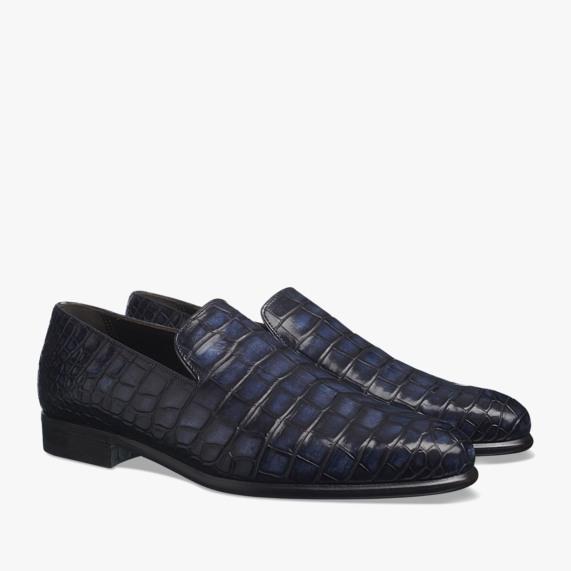 Berluti store crocodile shoes