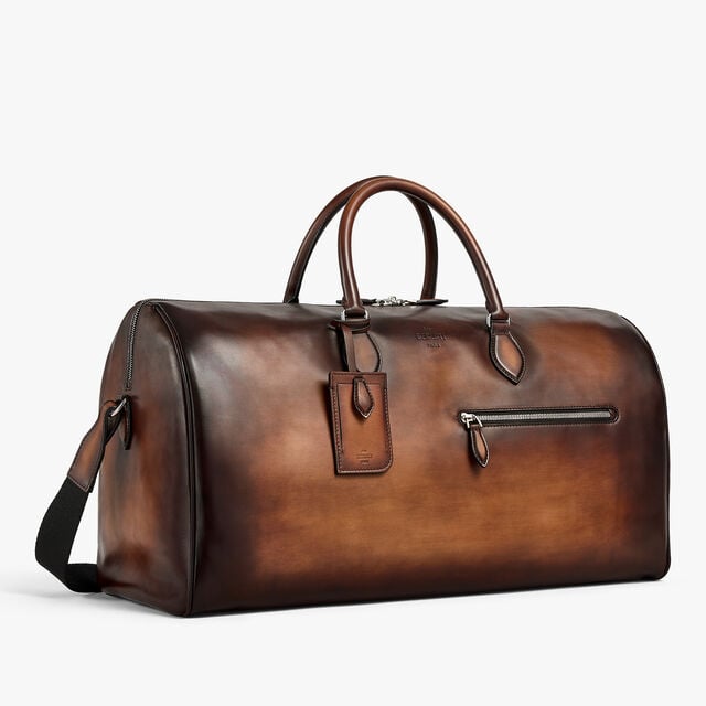 Sac de Voyage Jour Off Grand Modèle En Cuir, CACAO INTENSO, hi-res 9