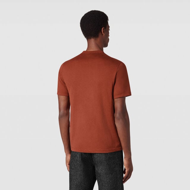 타보 T-셔츠, CHESTNUT BROWN, hi-res 3