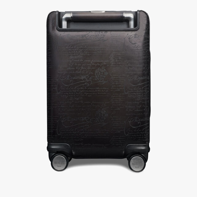 Bagage Roulant Formula 1005 En Cuir Scritto, NERO GRIGIO, hi-res 3