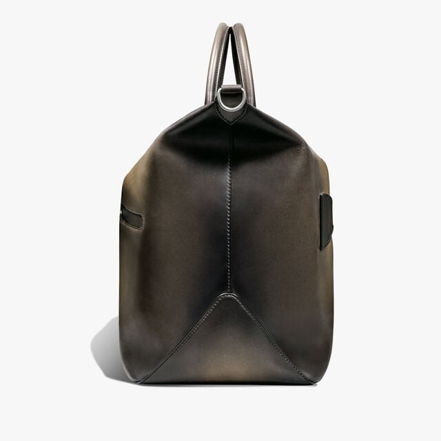Toujours Soft Zipped Bag Leather Travel Bag, NERO LEGNO, hi-res 4