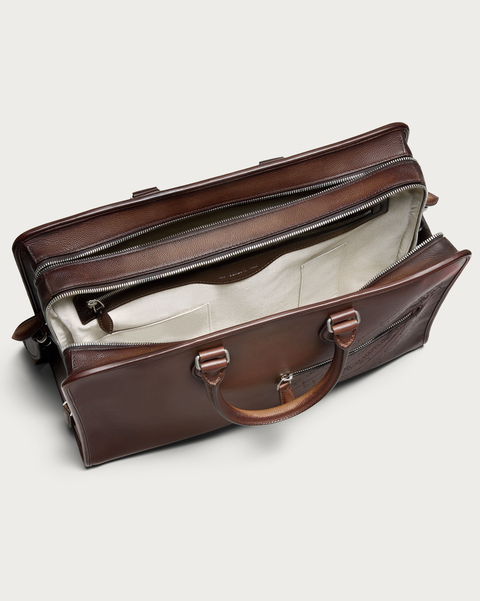 2 Jours Briefcase, Soft Brown, hi-res