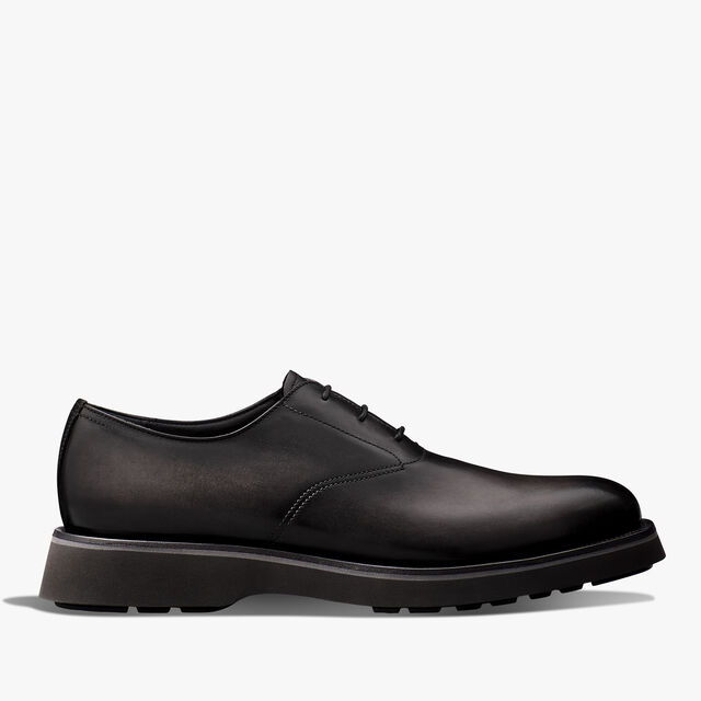 Alessio Leather Oxford, NERO GRIGIO, hi-res 1