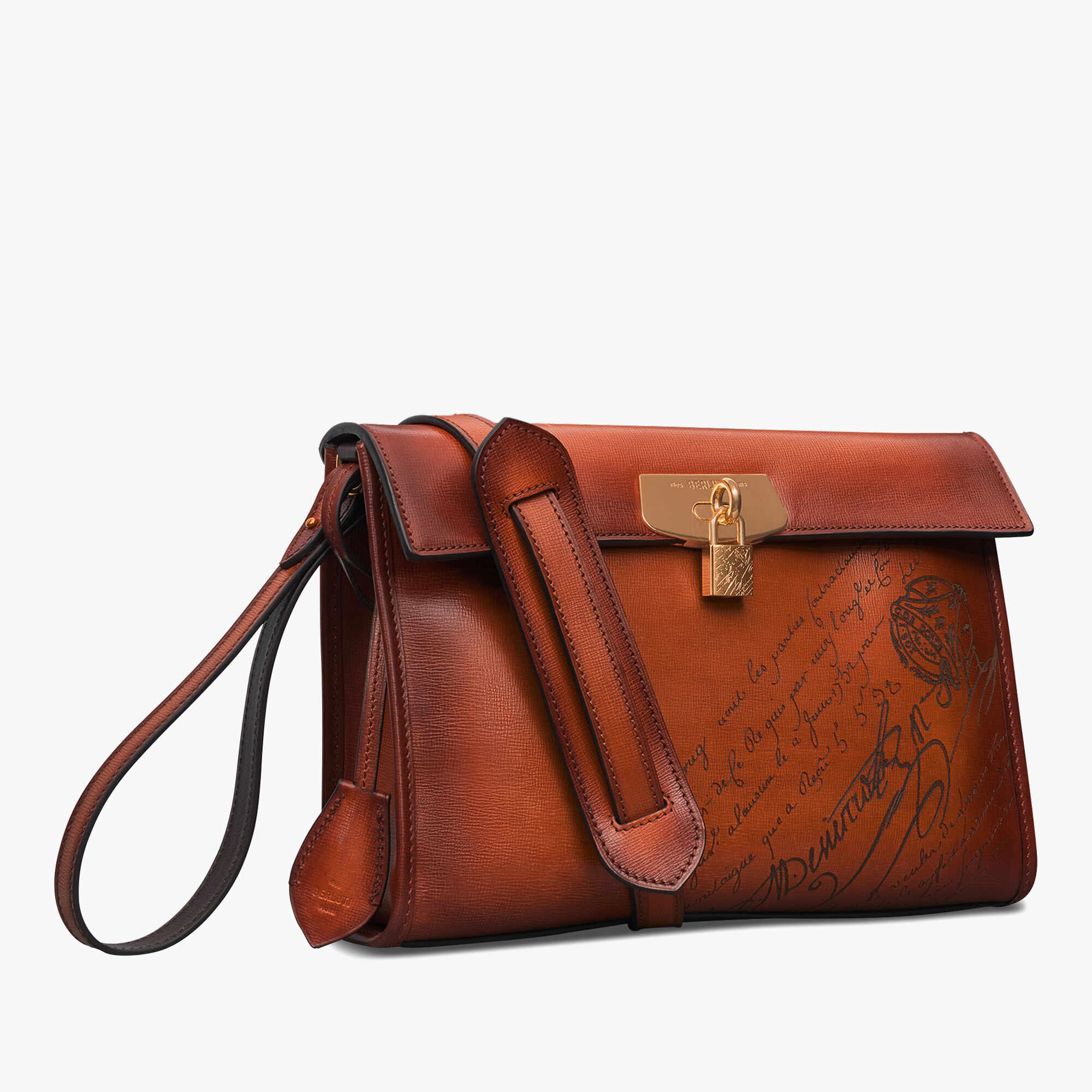 Berluti sales messenger bag