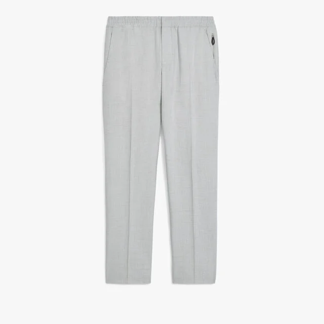 Pantalon à Cordon en Laine