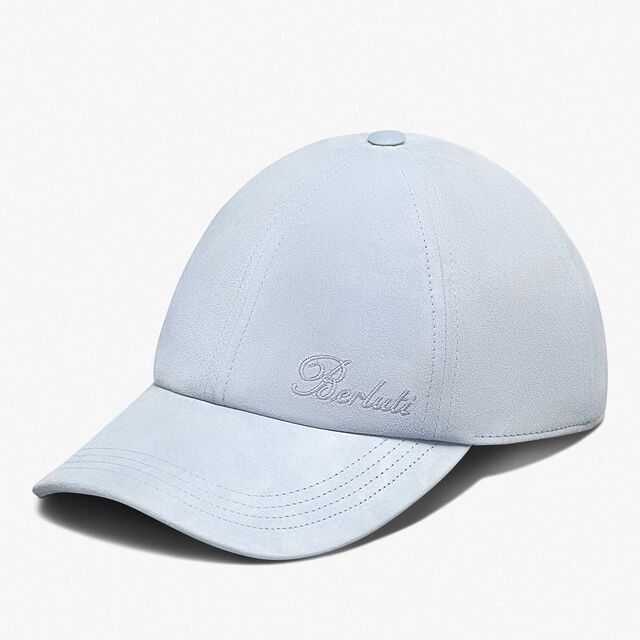 Casquette Berluti Thabor En Suède, PALE BLUE, hi-res 1