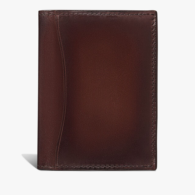 Jagua Leather Card Holder, LEGNO BRUCIATO, hi-res 2