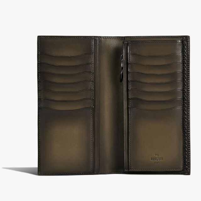 Badi Leather Long Wallet, LEGNO BRUCIATO, hi-res 3