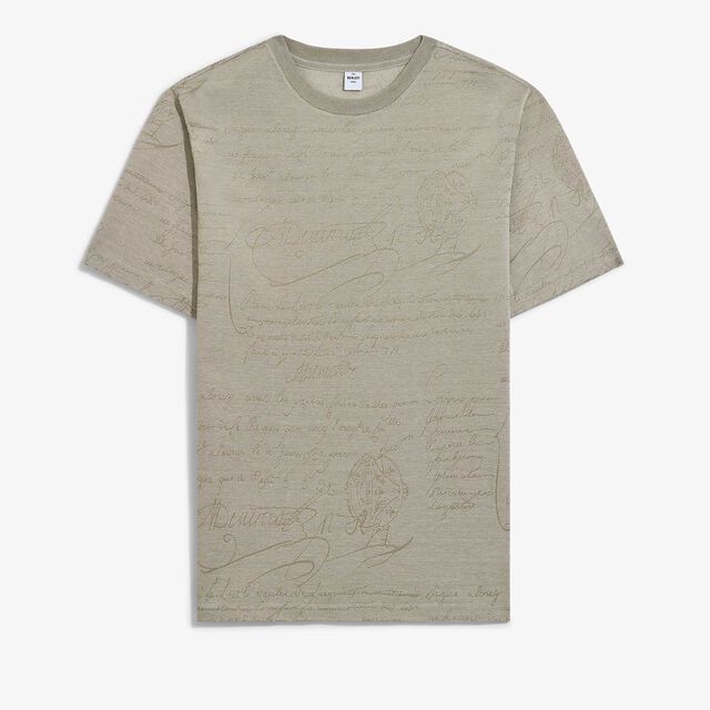 Scritto Pique T-shirt, LIGHT PEBBLES GREY, hi-res 1