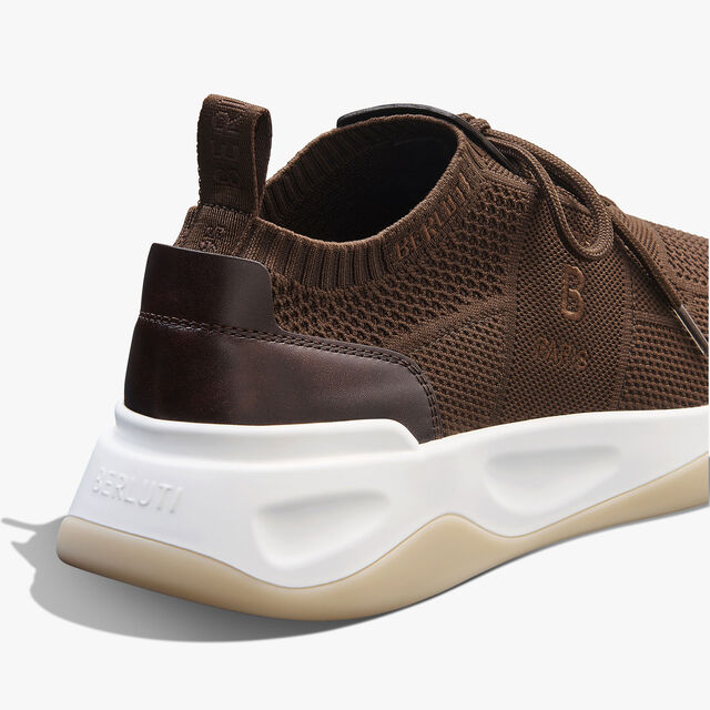Shadow Knit And Lagoon Calf Sneaker, EARTH BROWN, hi-res 4