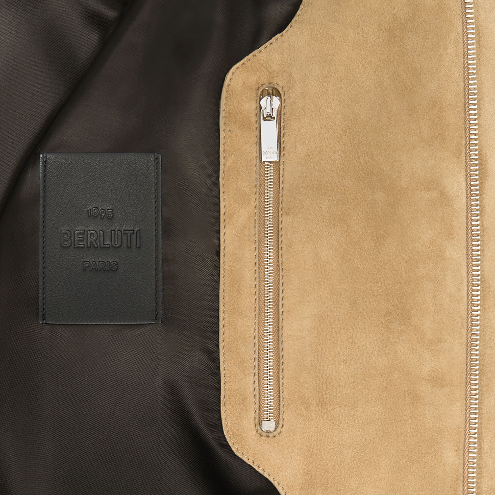 Berluti suede field store jacket