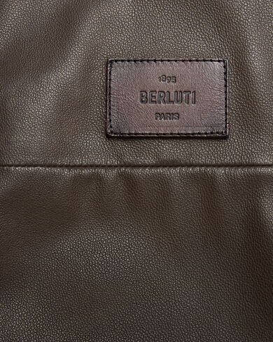 ウルトラライト フライ レザー フード ブルゾン, Brown Taupe, hi-res