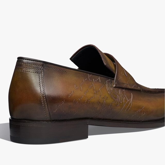 Andy Démesure Scritto Leather Loafer, ALEZAN, hi-res 5