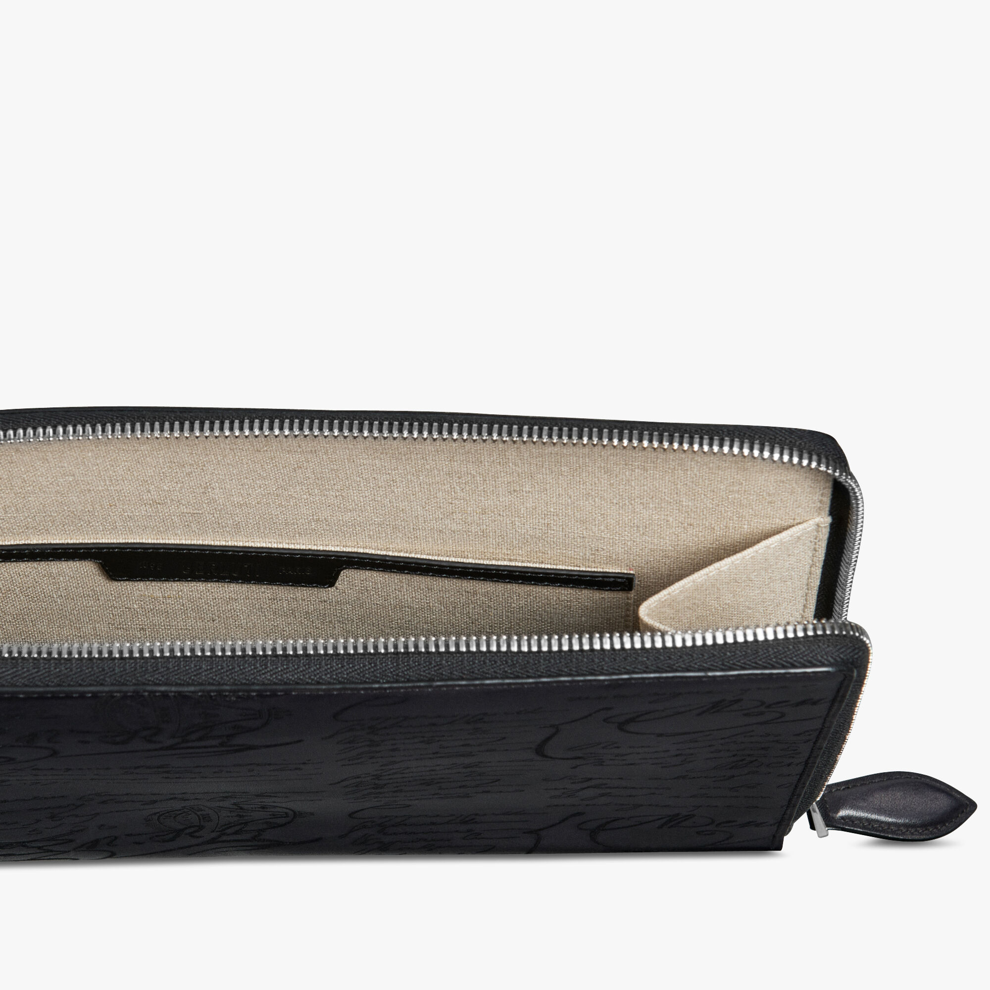 Nino GM Scritto Leather Clutch | Berluti US