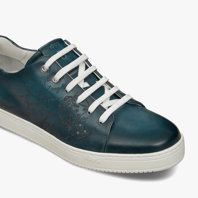 Playtime Scritto Leather Sneaker, STEEL BLUE, hi-res 6