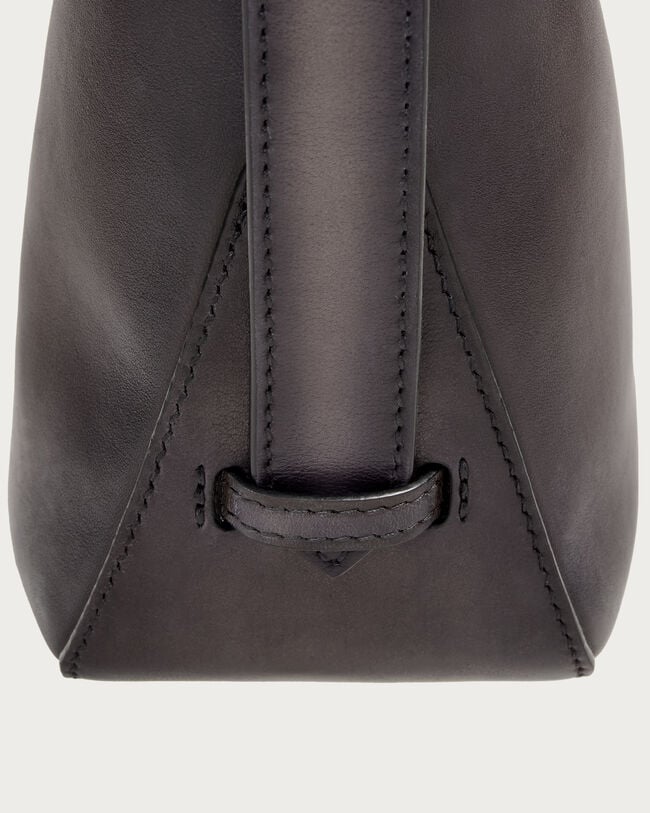 Toujours Soft Zipped Hobo XS Messenger, Charcoal, hi-res