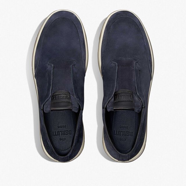 Échappée Scritto Suede Slip-On, BLU, hi-res 3