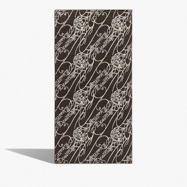 Badi Toile Marbeuf Long Wallet, DARK BROWN + MADURO, hi-res 2