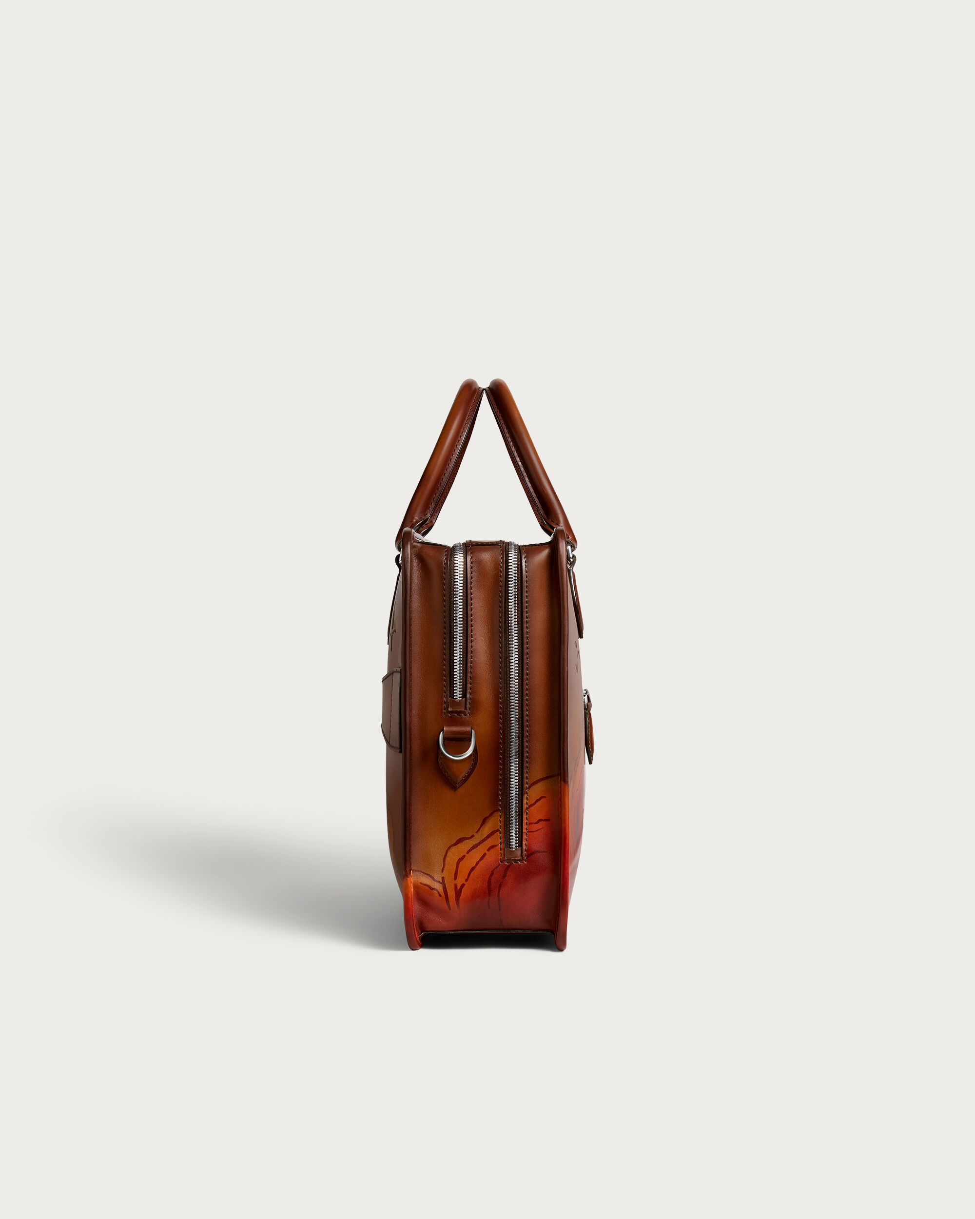 ドゥジュール ブリーフケース, Cacao Intenso & Arancio Sfumato, イメージ 3