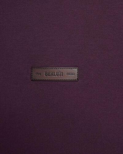 Leather Detail T-shirt, Purple Grape, hi-res
